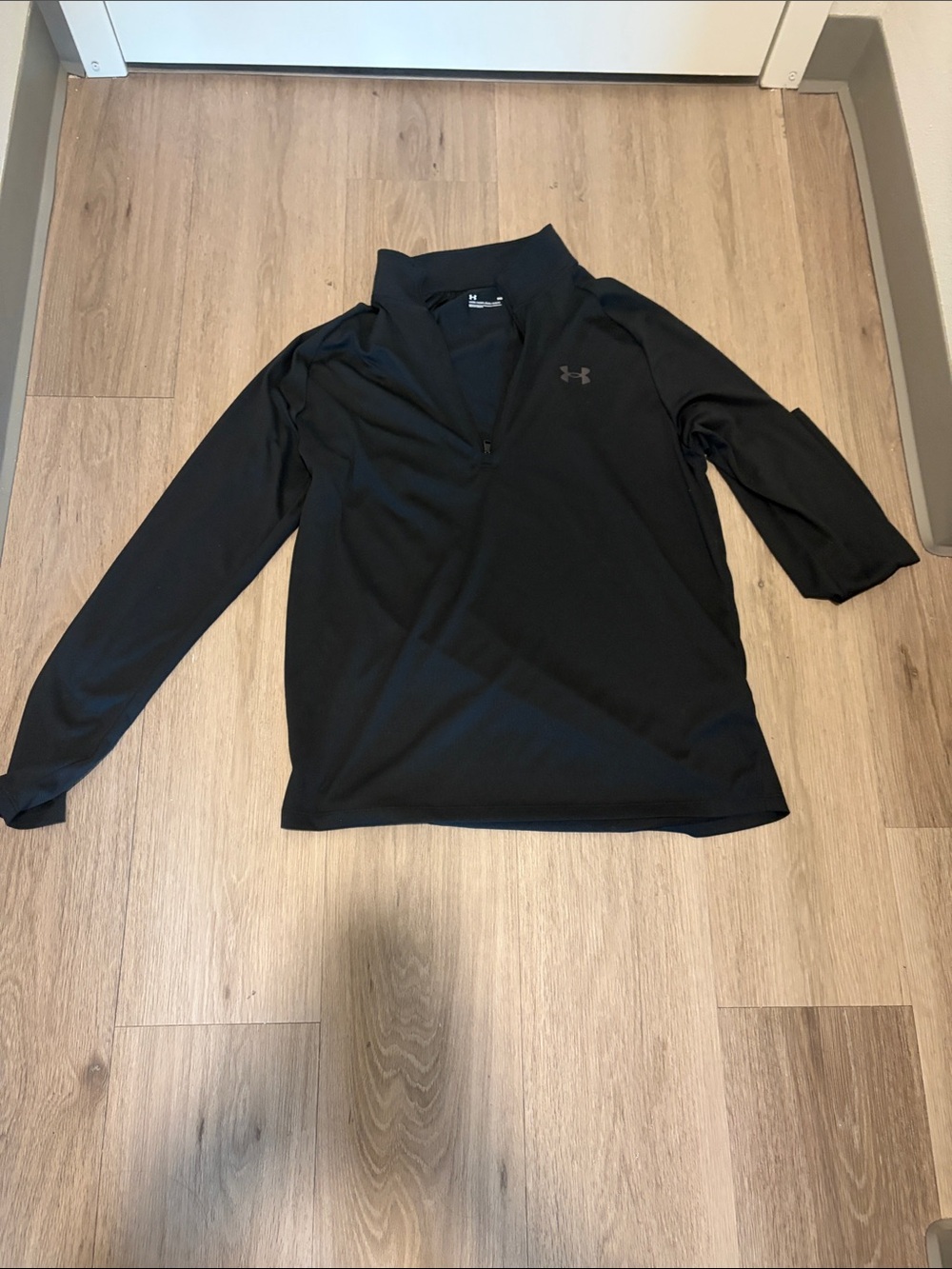 Under Armour Men’s Tech Quarter Zip Pullover- Black Medium - Picture 7 of 8